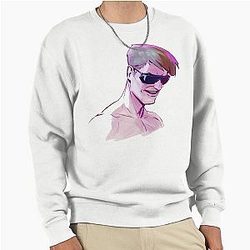Johnny Cage Head Minimal Sweatshirt