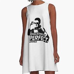 Being Perfect - Johnny Cage Quotes A Line Dress