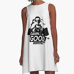 Im Good! - Johnny Cage Quotes A Line Dress