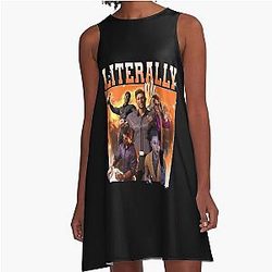 Johnny Cage Me A-Line Dress