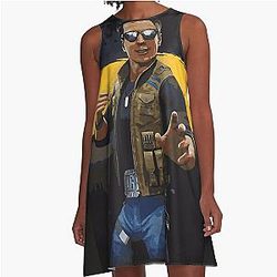 Johnny Cage Classic T Shirt A Line Dress