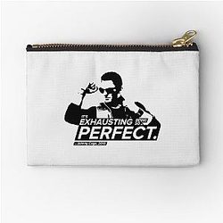 Being Perfect Johnny Cage Quotes Zipper Pouch