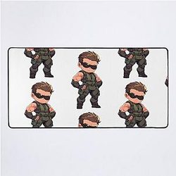 Johnny Cage Mortal Kombat The Hollywood Superstar Desk Mat