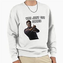 You just got caged Johnny Cage meme Pullover Sweatshirt