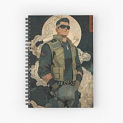 Johnny Cage Mortal Kombat Spiral Notebook