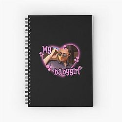 Johnny Cage my babie girl Mortal Kombat Spiral Notebook