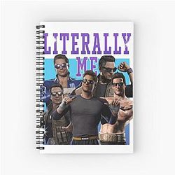 Johnny Cage Meme Spiral Notebook