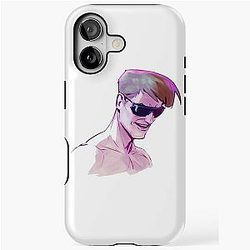 Johnny Cage Head Minimal iPhone Tough Case