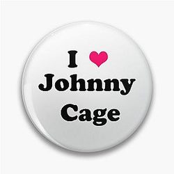 Johnny Cage black Pin