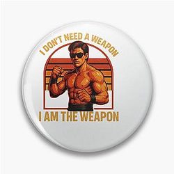 Action Hero Johnny Cage Mortal Kombat Pin