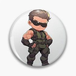 Johnny Cage Mortal Kombat: The Hollywood Superstar Badge Pin