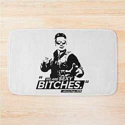 We Are Sexy Bitches Johnny Cage Quotes Bath Mat