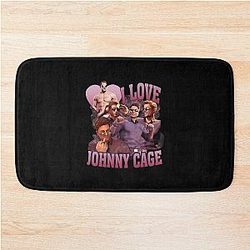 I Love Johnny Cage Bath Mat