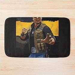 Johnny Cage Classic T-Shirt Bath Mat