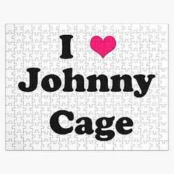 Johnny Cage black jigsaw puzzle