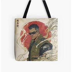 Iconic Johnny Cage Mortal Kombat Tote Bag