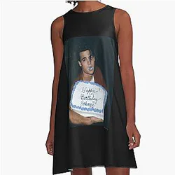 Johnny Depp Young SPPA A Line Dress