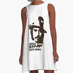 Johnny Depp A-Line Dress