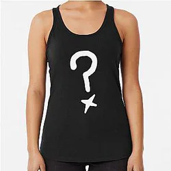 Johnny Depp White Racerback Tank Top
