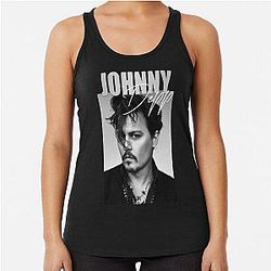 Johnny Depp Racerback Tank Top