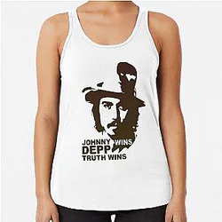 Johnny Depp Racerback Tank Top
