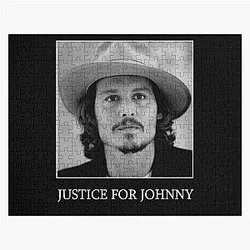 Justice For Johnny Depp Jigsaw Puzzle