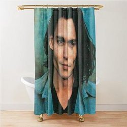 Young Johnny Depp Shower Curtain