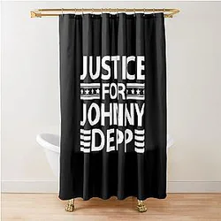 Justice for Johnny Depp Shower Curtain