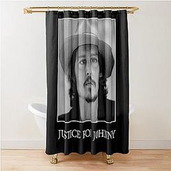 Justice for Johnny Depp Shower Curtain