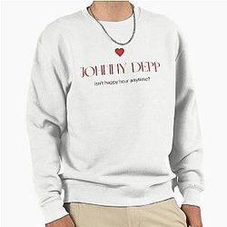 Johnny Depp Team Justice for Johnny Depp Pullover Sweatshirt