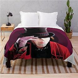 Johnny Depp Chocolate Factory Throw Blanket