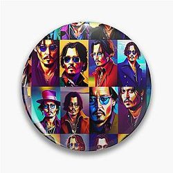 Johnny Depp Design Pin