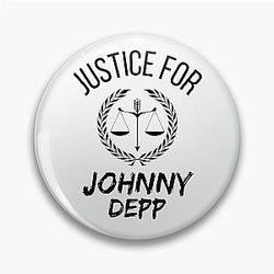 Justice for Johnny Depp Pin