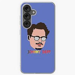 Johnny Depp illustration Samsung Galaxy Case