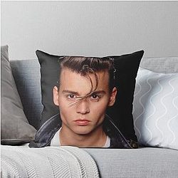 Johnny Depp Throw Pillow