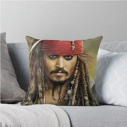 Justice for Johnny Depp Throw Pillow