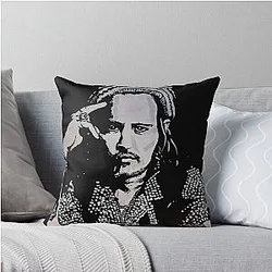 Johnny Depp Lover's Throw Pillow