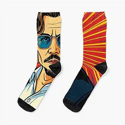 Johnny Depp Iconic Hollywood Actor Merch Socks