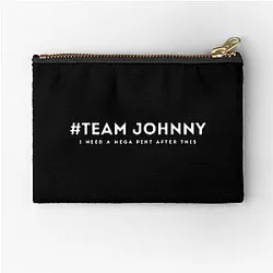 Limited Edition Team Johnny Depp Justice Perfect Gift Zipper Pouch