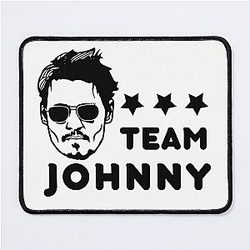 Team Johnny Depp Mouse Pad