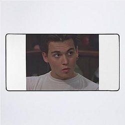 Young Johnny Depp with this mat