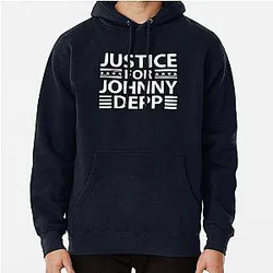 Justice for Johnny Depp Pullover Hoodie