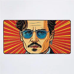 Johnny Depp Iconic Hollywood Actor Merch Desk Mat