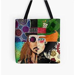 Johnny Depp Collage Tote Bag