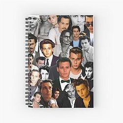 Johnny Depp Spiral Notebook