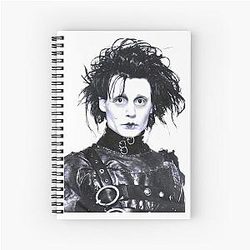 Johnny Depp's Edward Scissorhands Notebook