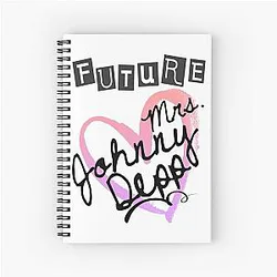 Future Mrs. Johnny Depp Notebook