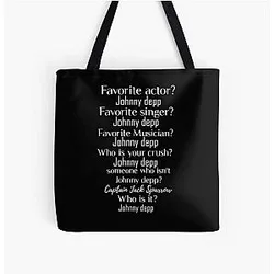 Favorite actor Johnny Depp Tote Bag