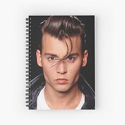 Johnny Depp Spiral Notebook