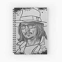 Johnny Depp Spiral Notebook